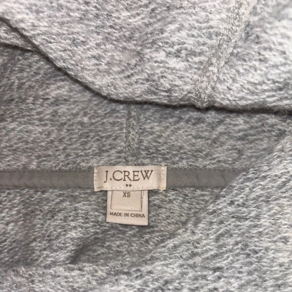 J. Crew Cowl Neck Gray Sweatshirt - Picture 3 of 5
